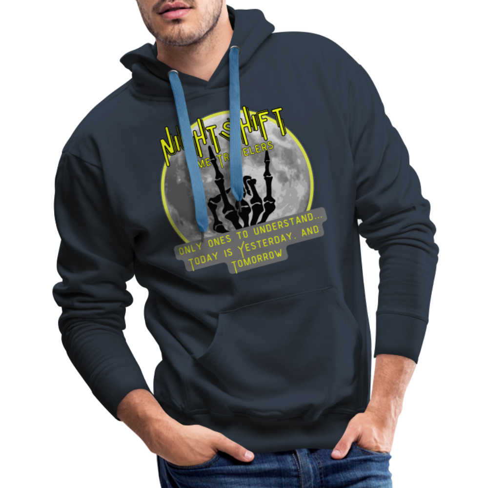 NIGHTSHIFT hand Men’s Premium Hoodie - navy