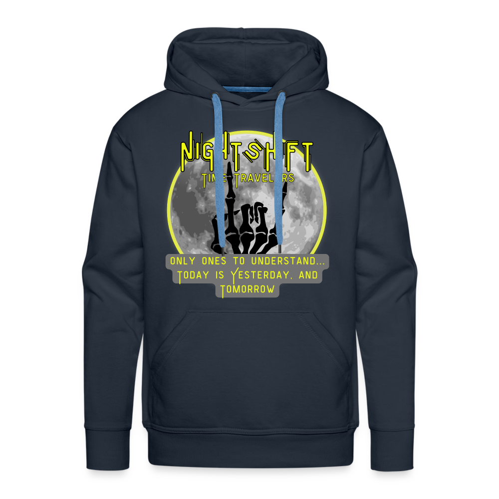 NIGHTSHIFT hand Men’s Premium Hoodie - navy