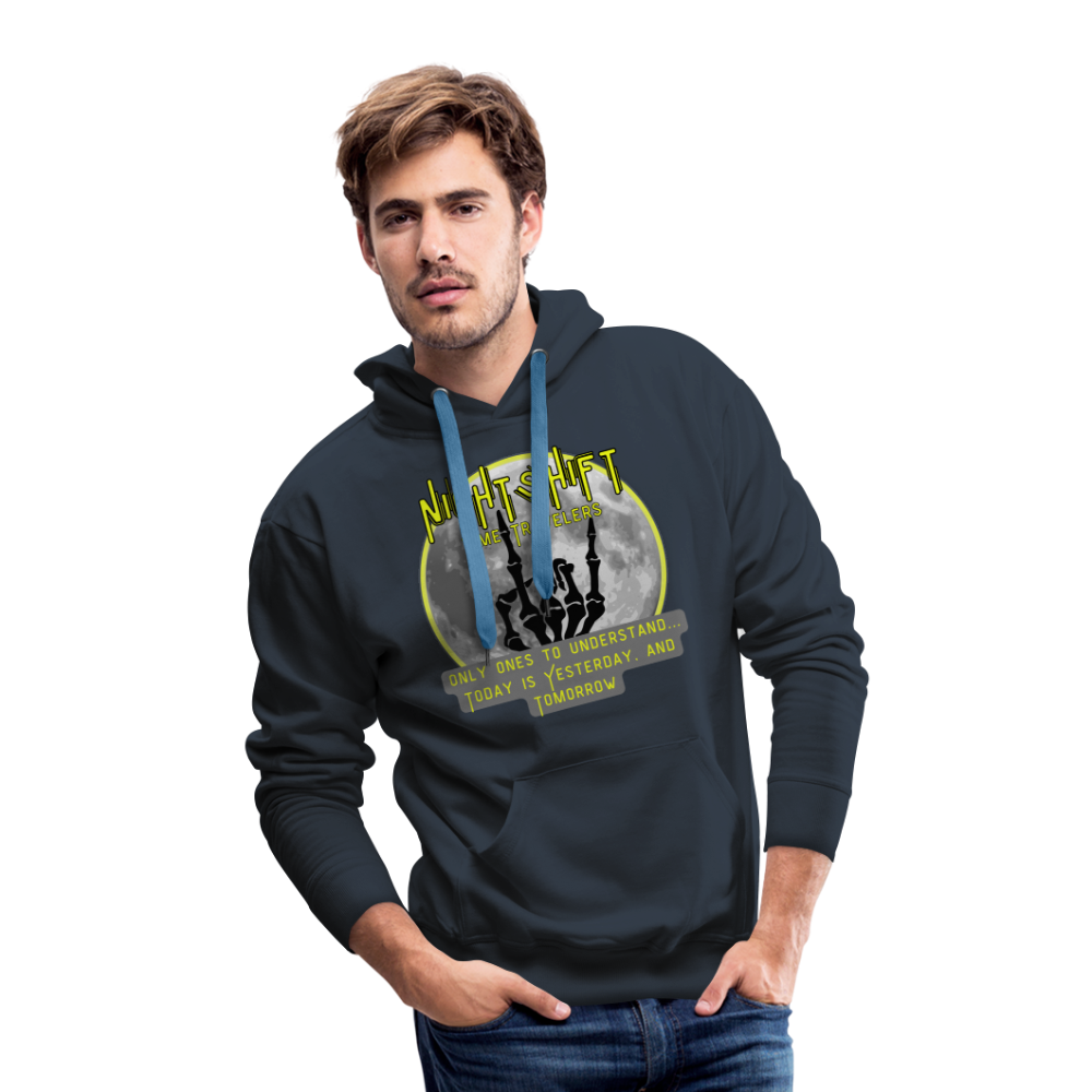 NIGHTSHIFT hand Men’s Premium Hoodie - navy