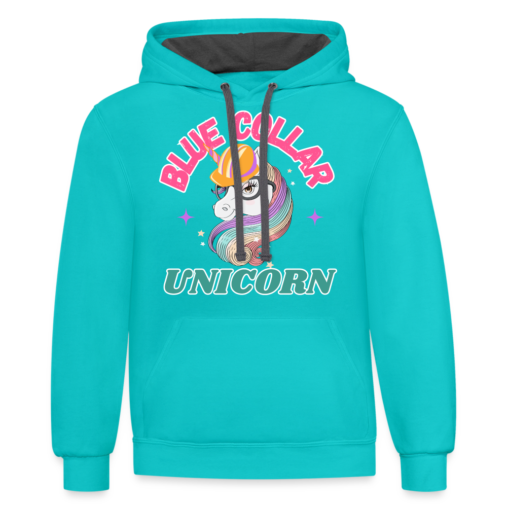 Blue unicorn hoodie online