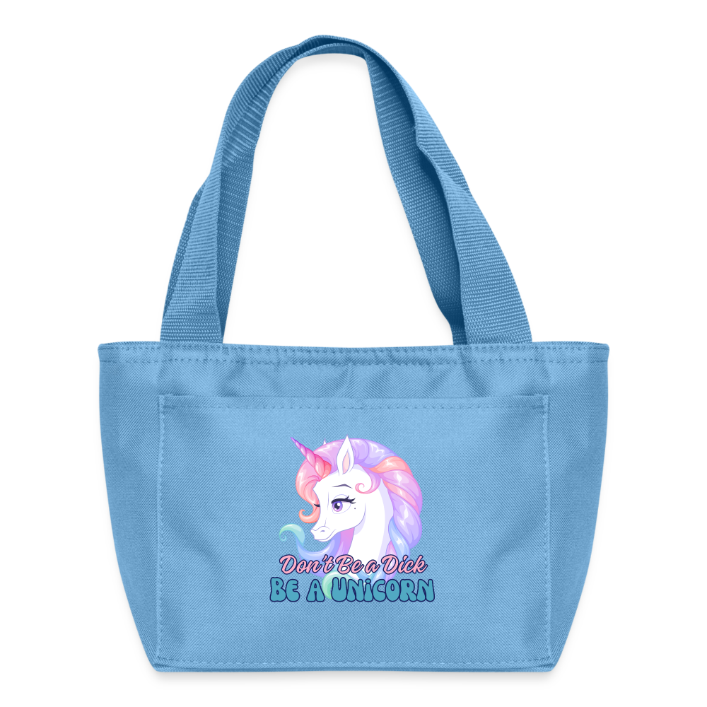 BE A UNICORN Recycled Insulated Lunch Bag - light blue