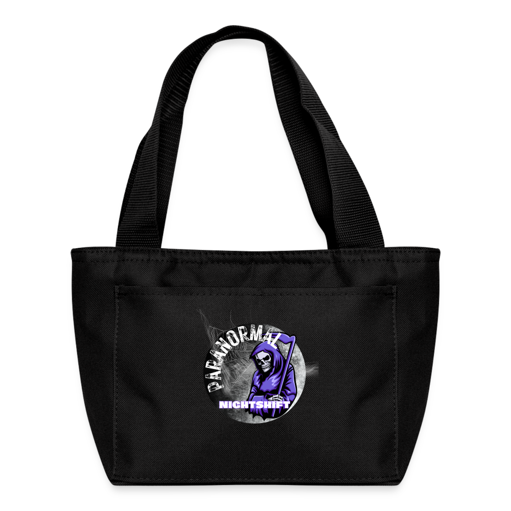 PARANORMAL NIGHTSHIFT Recycled Insulated Lunch Bag - black