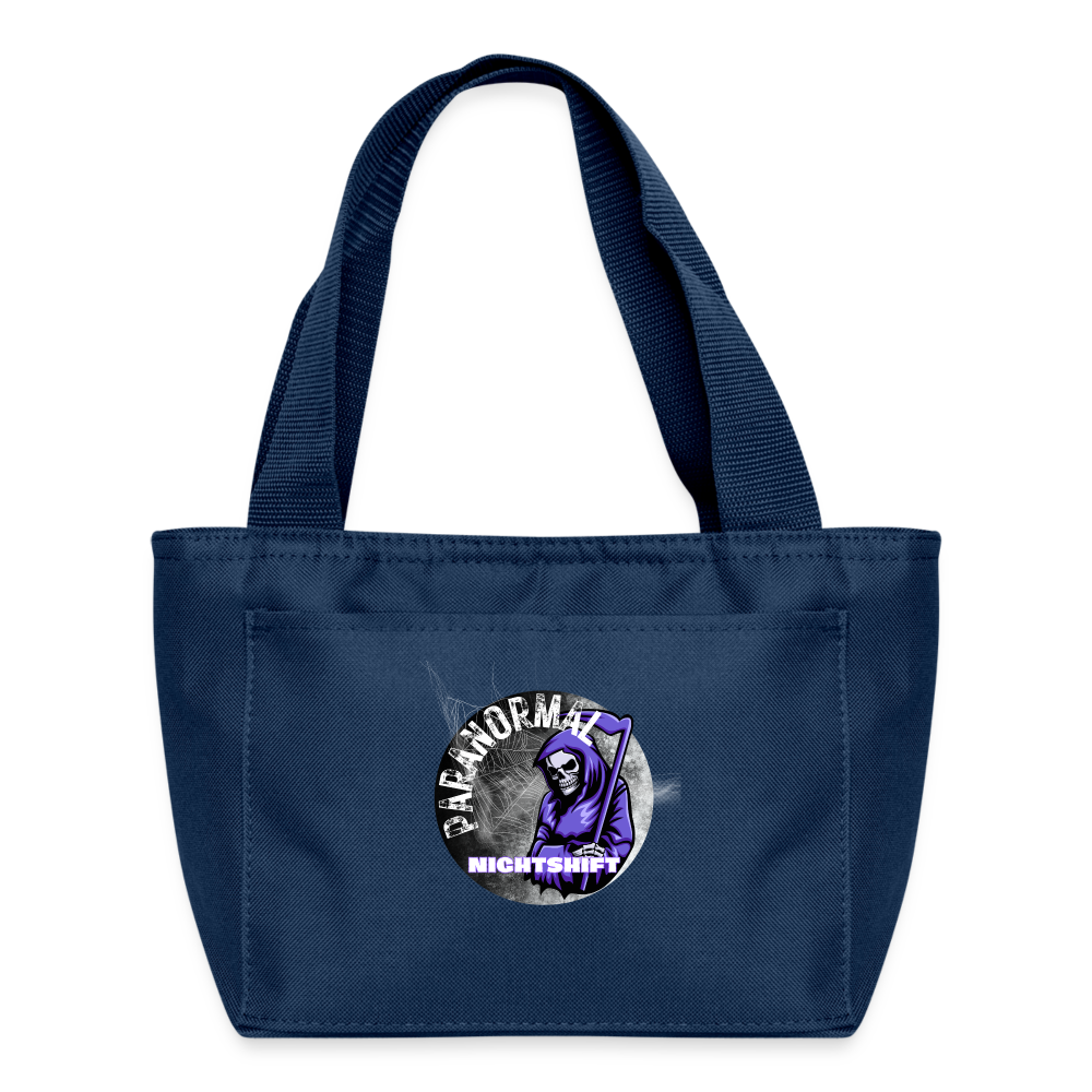 PARANORMAL NIGHTSHIFT Recycled Insulated Lunch Bag - navy