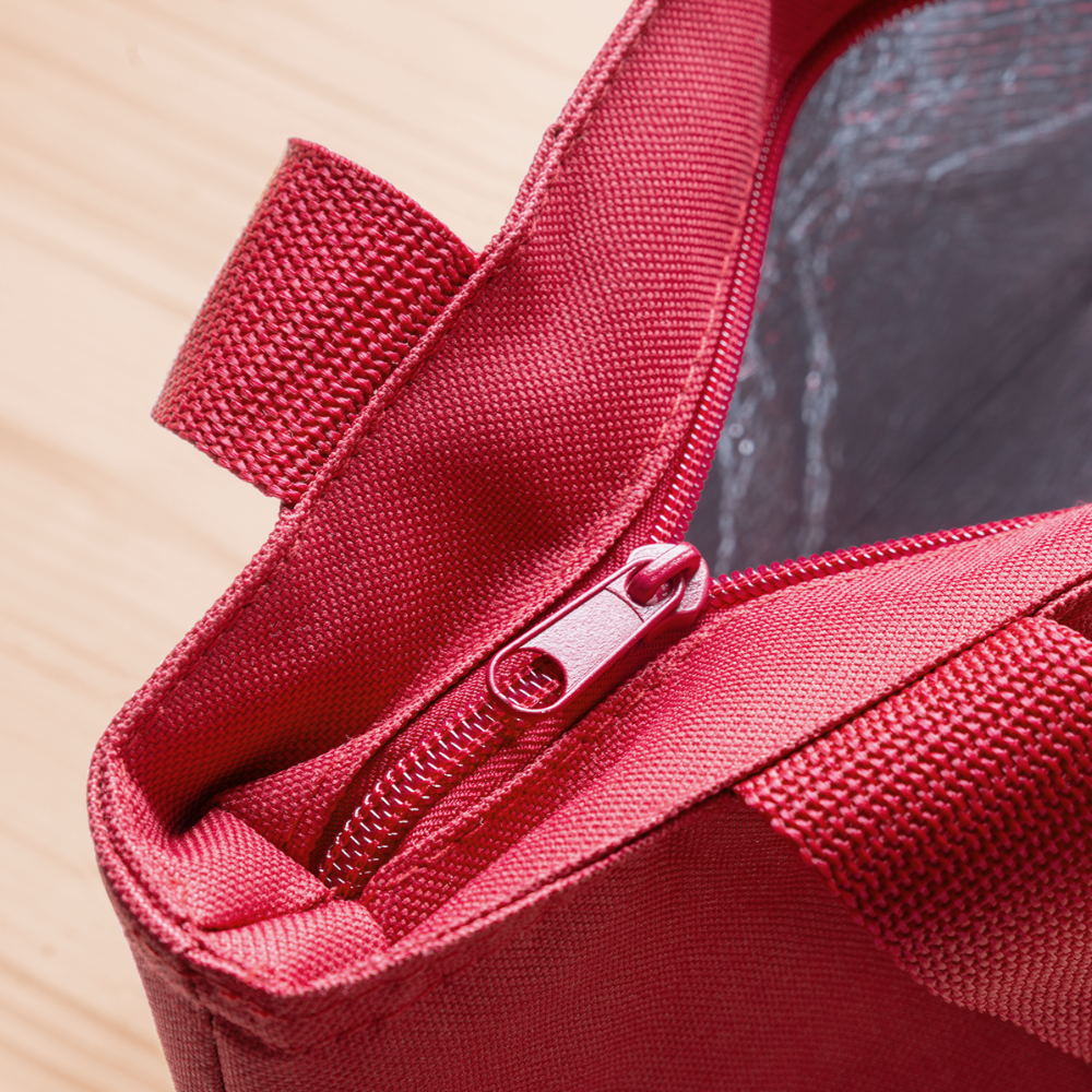 PARANORMAL NIGHTSHIFT Recycled Insulated Lunch Bag - red