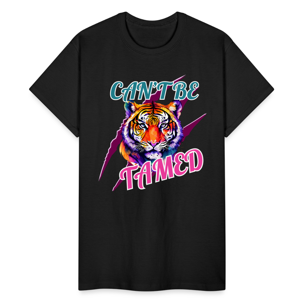 CAN'T BE TAMED Gildan Ultra Cotton Adult T-Shirt - black