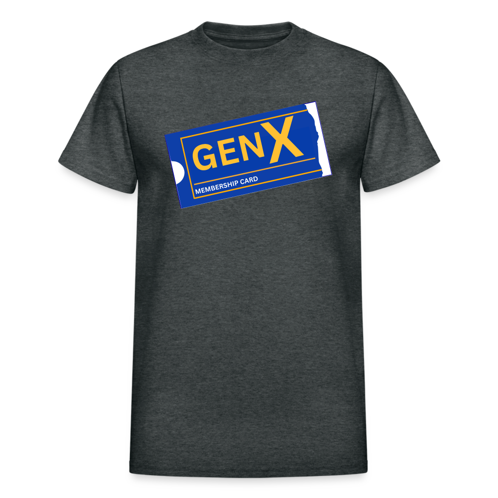 GEN X MEMBER Gildan Ultra Cotton Adult T-Shirt - deep heather