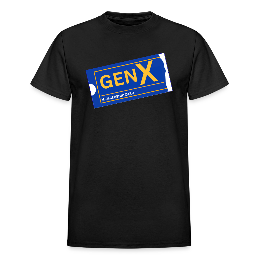 GEN X MEMBER Gildan Ultra Cotton Adult T-Shirt - black