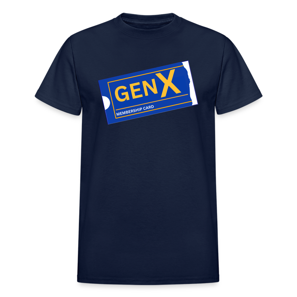 GEN X MEMBER Gildan Ultra Cotton Adult T-Shirt - navy