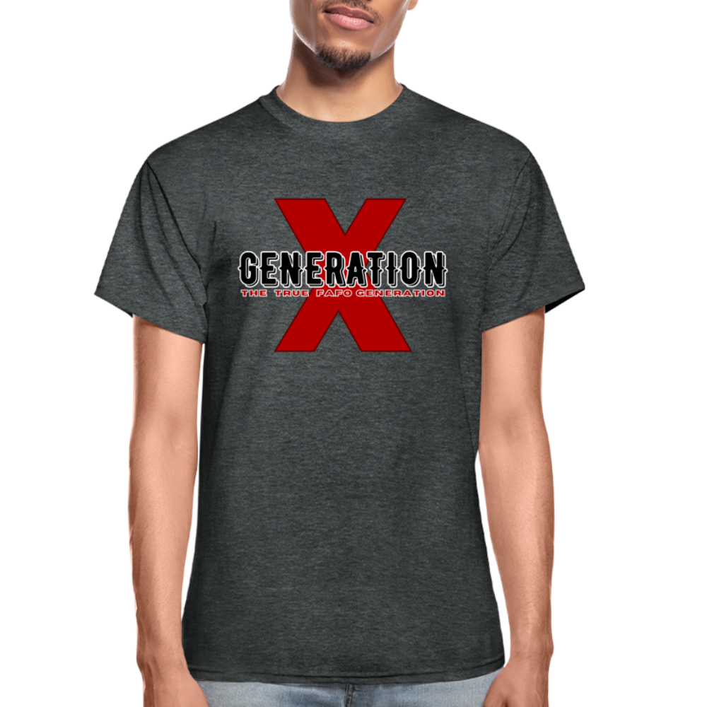 GEN X FAFO Gildan Ultra Cotton Adult T-Shirt - deep heather