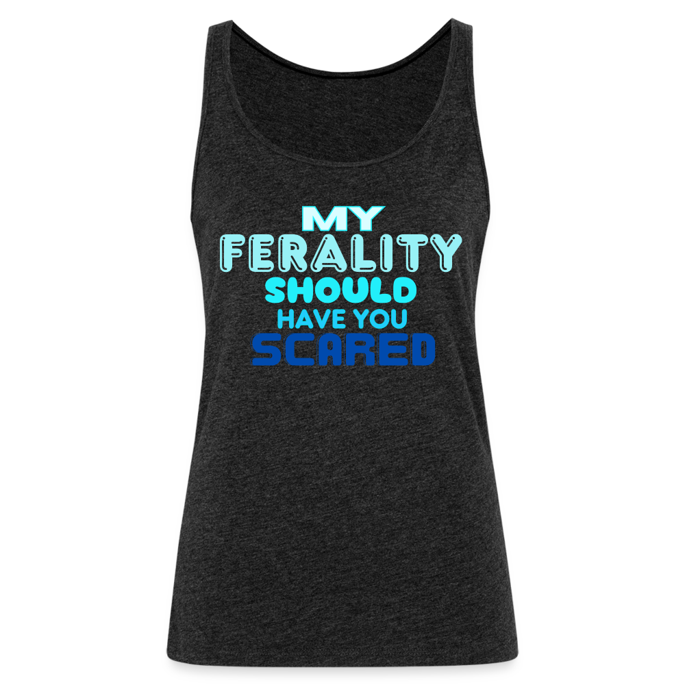 FERALITY Women’s Premium Tank Top - charcoal grey