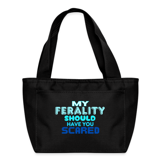 FERALITY Recycled Insulated Lunch Bag - black