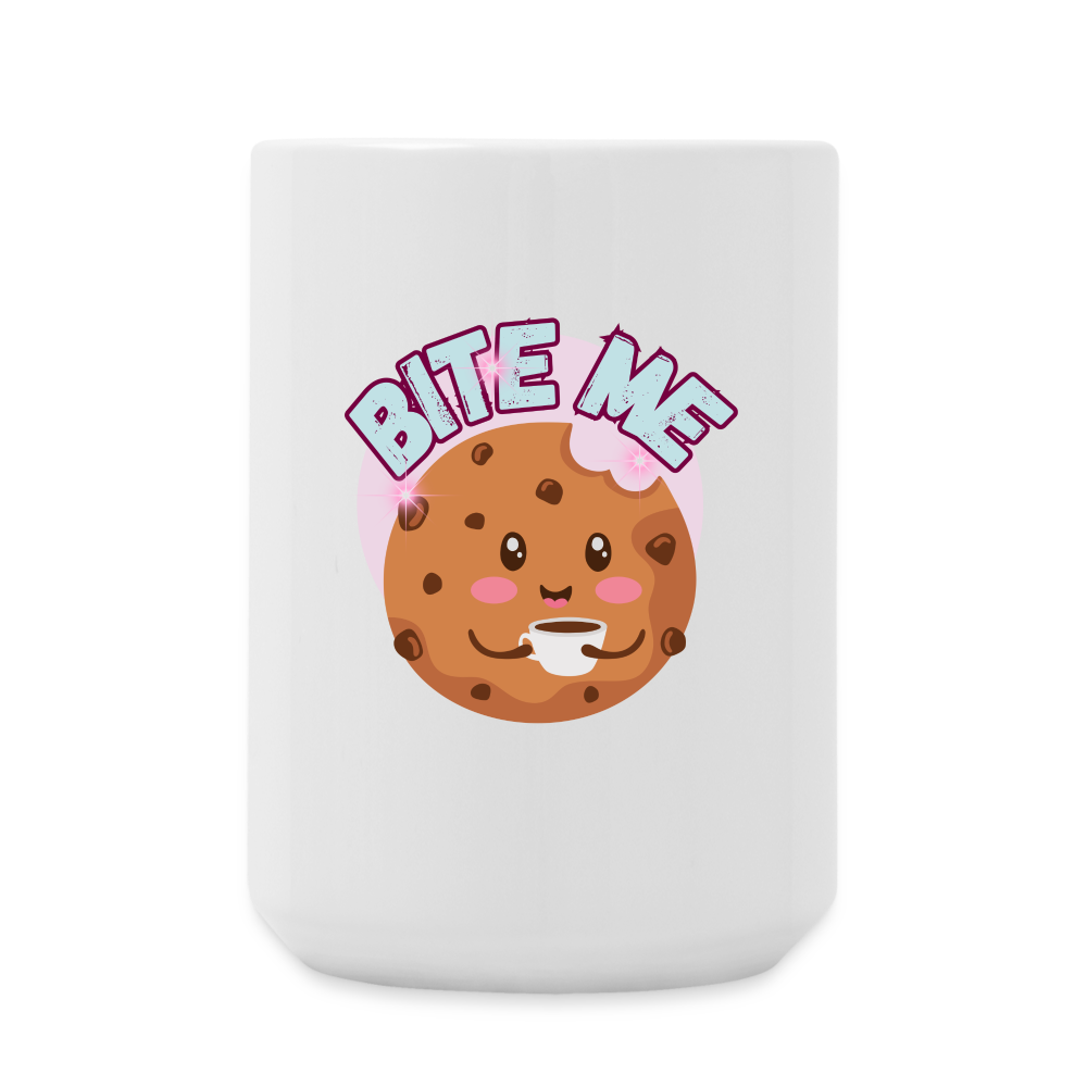 Bite Me – Coffee/Tea Mug 15 oz - white