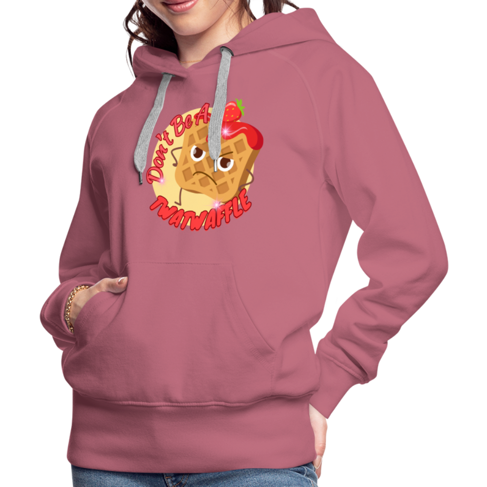 "Waffle" – Women’s Premium Hoodie - mauve