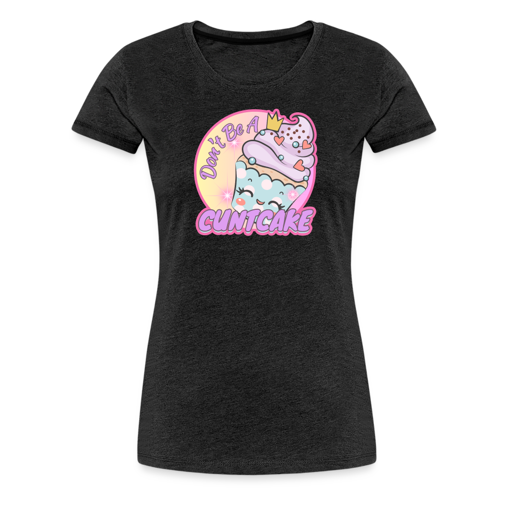 "Cupcake" – Women’s Premium T-Shirt - charcoal grey