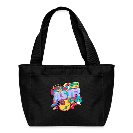 Recycled Insulated Lunch Bag - black