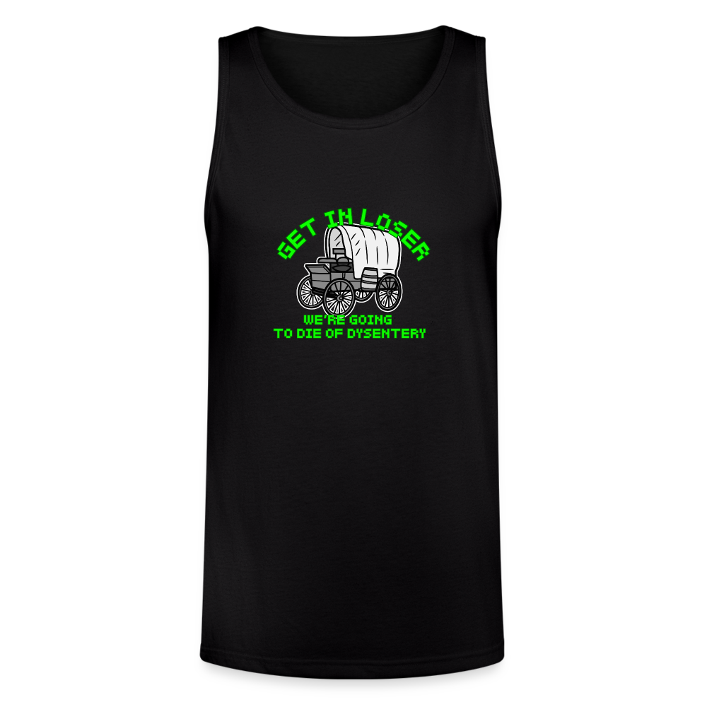 Dysentery Unisex Tri-Blend Organic Tank - black