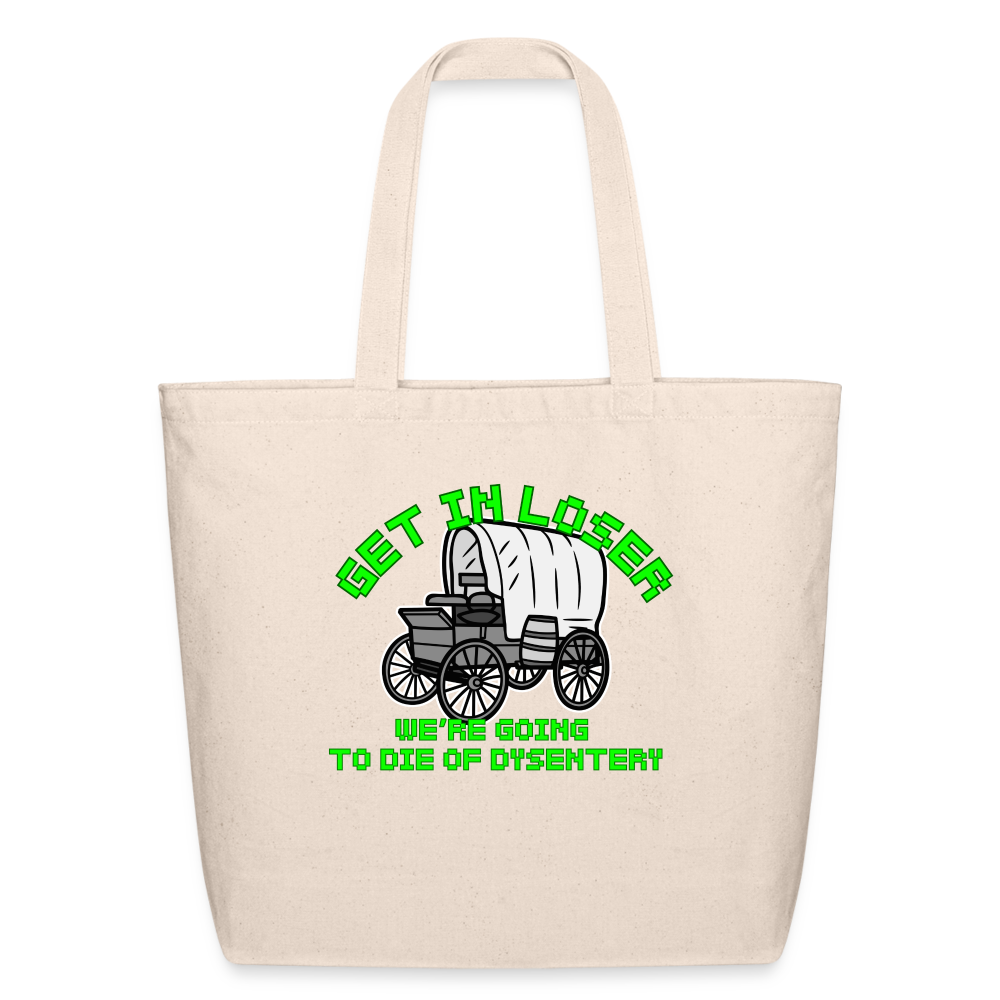 Dysentery Eco-Friendly Cotton Tote - natural