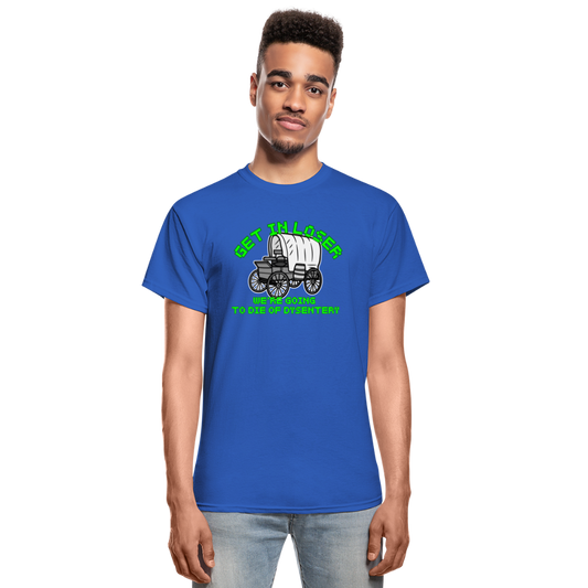 Dysentery Gildan Ultra Cotton Adult T-Shirt - royal blue