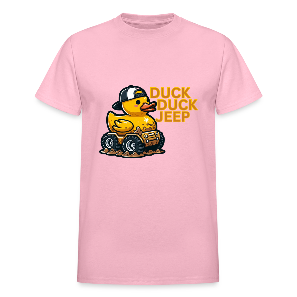 Duck Duck Jeep Gildan Ultra Cotton Adult T-Shirt - light pink