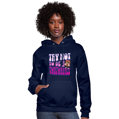 BENNETT PEACH TWATWAFFLE Women's Hoodie - navy