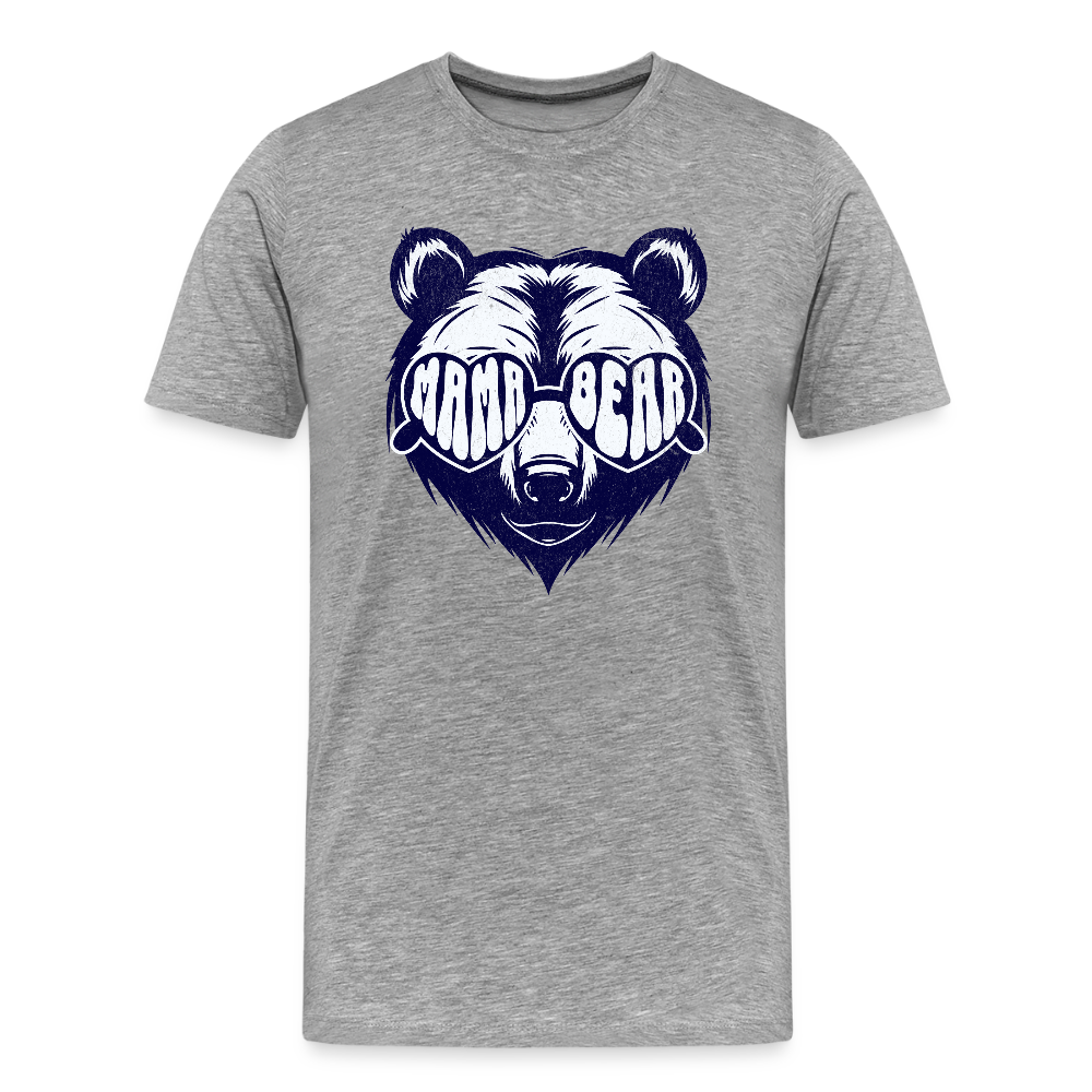 MAMA BEAR UNISEX Premium T-Shirt - heather gray