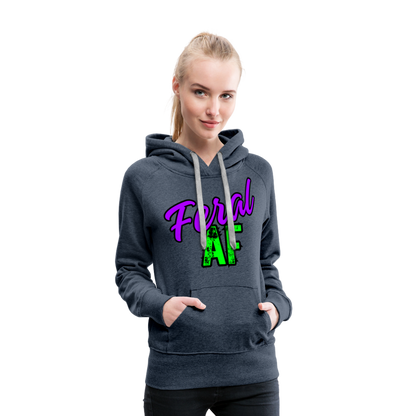 FERAF AF Women’s Premium Hoodie - heather denim