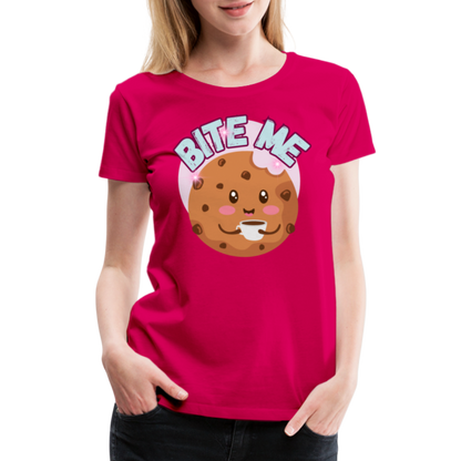 Bite Me – Women’s Premium T-Shirt - dark pink