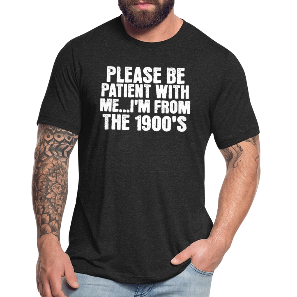 BENNETT PEACH FROM THE 1900S Unisex Tri-Blend T-Shirt - heather black