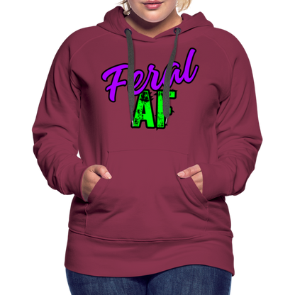 FERAF AF Women’s Premium Hoodie - burgundy