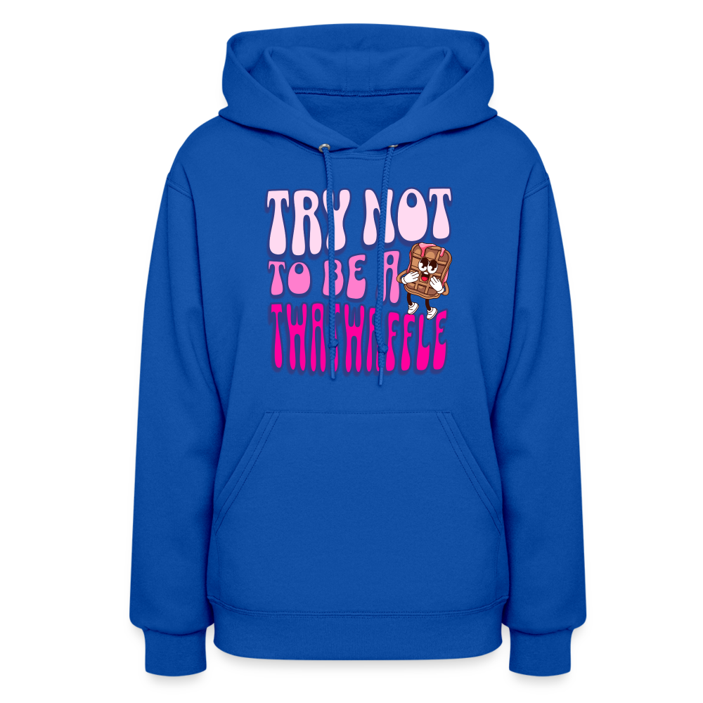 BENNETT PEACH TWATWAFFLE Women's Hoodie - royal blue