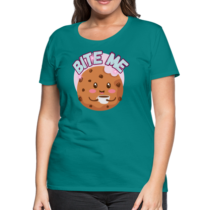 Bite Me – Women’s Premium T-Shirt - teal