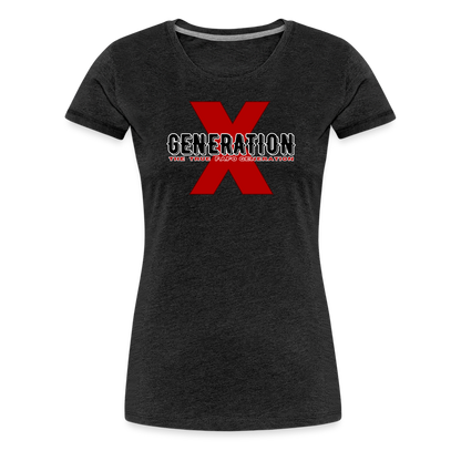GEN X FAFO Women’s Premium T-Shirt - charcoal grey