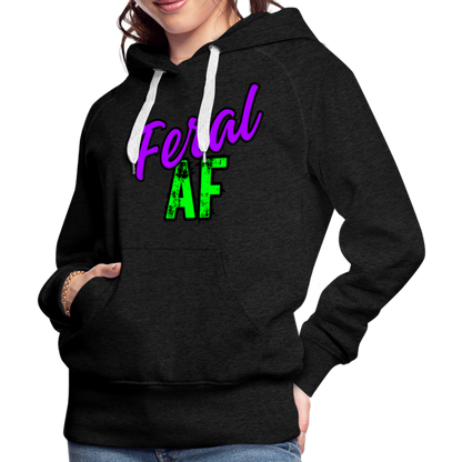 FERAF AF Women’s Premium Hoodie - charcoal grey