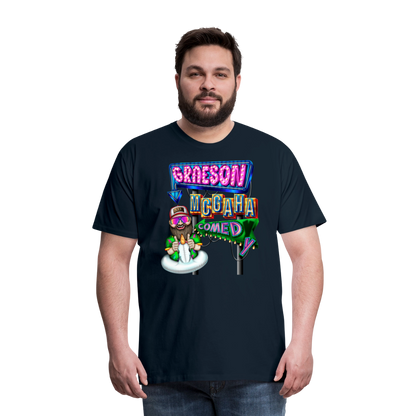 Unisex Graeson Mcgaha Comedy Men's Premium T-Shirt - deep navy