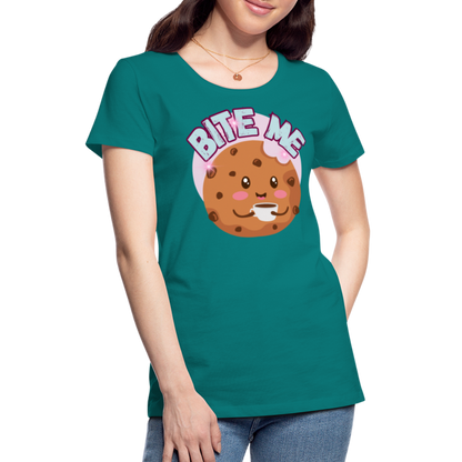 Bite Me – Women’s Premium T-Shirt - teal