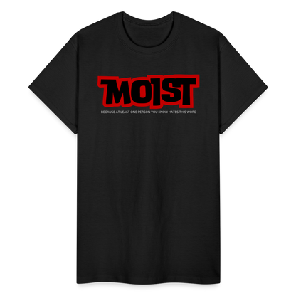 MOIST Gildan Ultra Cotton Adult T-Shirt - black