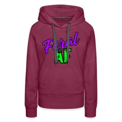 FERAF AF Women’s Premium Hoodie - burgundy