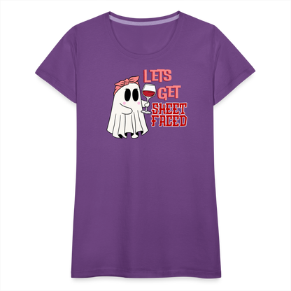 BENNETT PEACH SHEETFACED Women’s Premium T-Shirt - purple