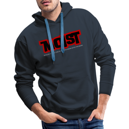 MOIST Men’s Premium Hoodie - navy