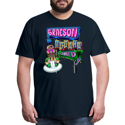 Unisex Graeson Mcgaha Comedy Men's Premium T-Shirt - deep navy