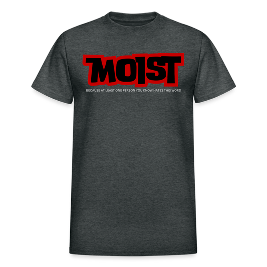 MOIST Gildan Ultra Cotton Adult T-Shirt - deep heather