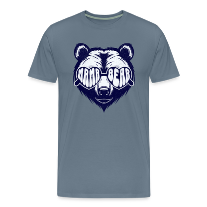 MAMA BEAR UNISEX Premium T-Shirt - steel blue