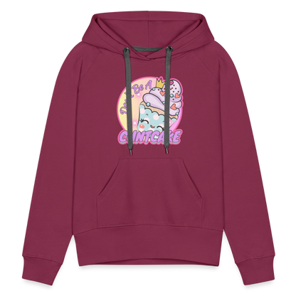 "Cupcake" – Women’s Premium Hoodie - burgundy