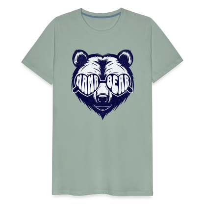 MAMA BEAR UNISEX Premium T-Shirt - steel green