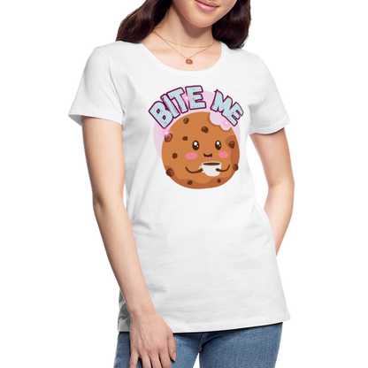 Bite Me – Women’s Premium T-Shirt - white