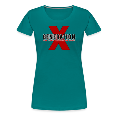 GEN X FAFO Women’s Premium T-Shirt - teal