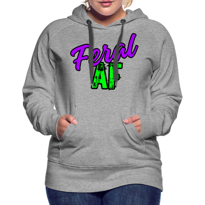 FERAF AF Women’s Premium Hoodie - heather grey