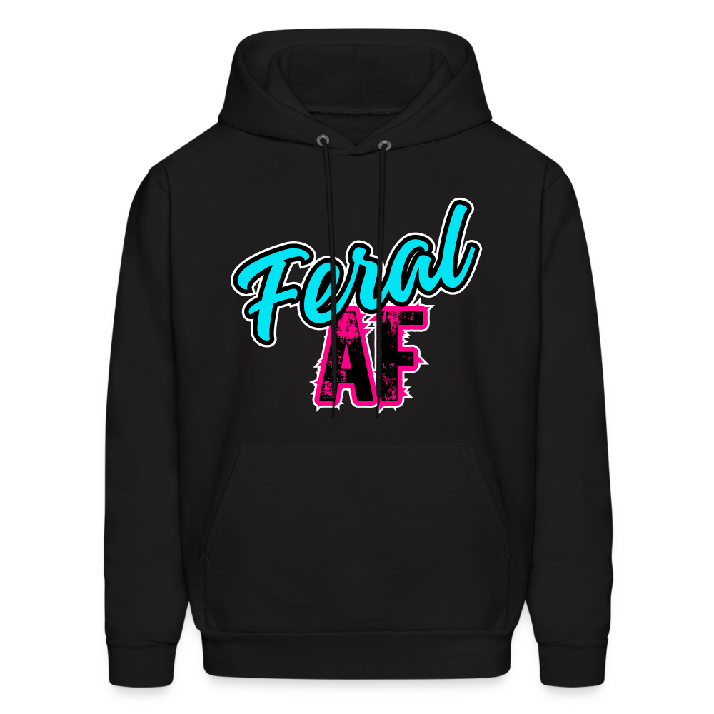 Feral AF Unisex Hoodie - black