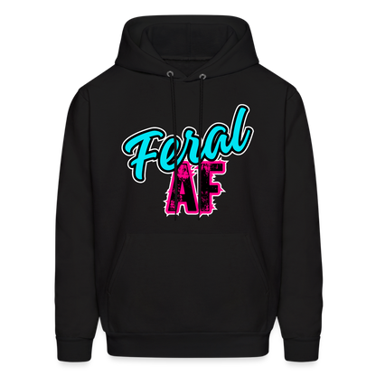 Feral AF Unisex Hoodie - black