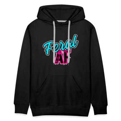 Feral AF Unisex Sizing Premium Hoodie - black